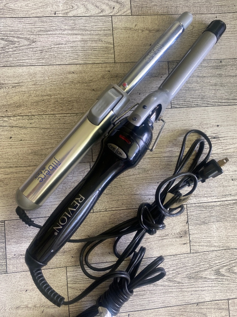 Jilbere de Paris & Revlon Set of 2 Curling Irons